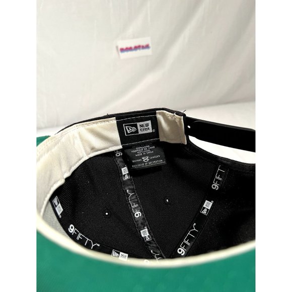 New Era 9FIFTY Los Angeles Raiders Hat Mens One Size Adjustable Black - Picture 6 of 8